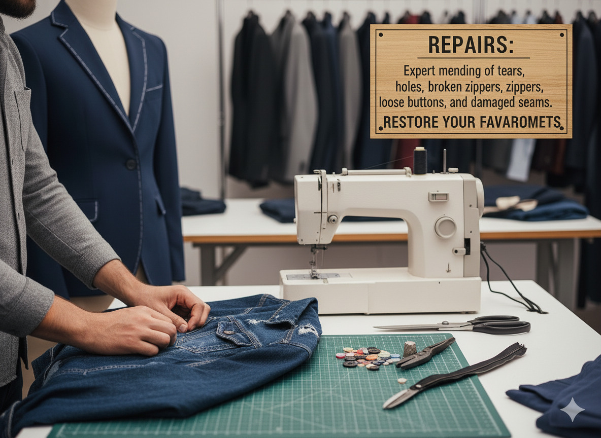 Expert clothing repair and mending services